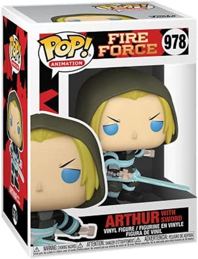Funko Pop Animation 978 Fire Force 56156 Arthur With Sword