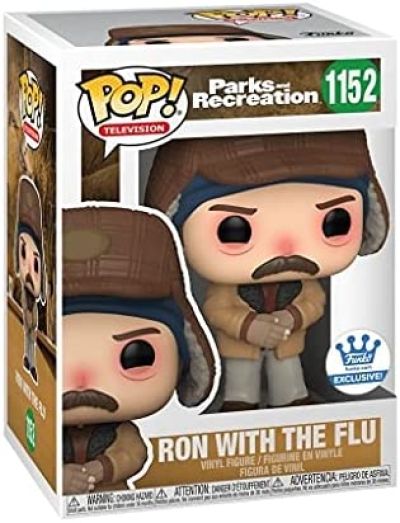 Funko Pop Television 1152 Parks and Recreation 56553 Ron with the Flu Exclusive