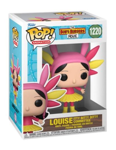 Funko Pop Animation 1220 The Bob's Burgers Movie 57595 Louise Itty Bitty Ditty