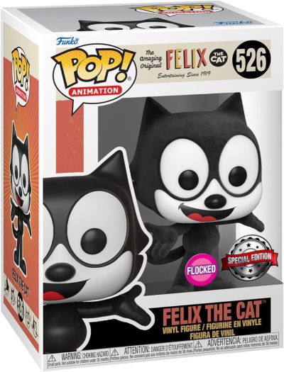 Funko Pop Animation 526 Felix the Cat 60160 Felix Flocked Special Edition