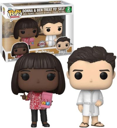Funko Pop Television 2Pack Parks and Recreation 61356 Donna & Ben Treat Yo' Self