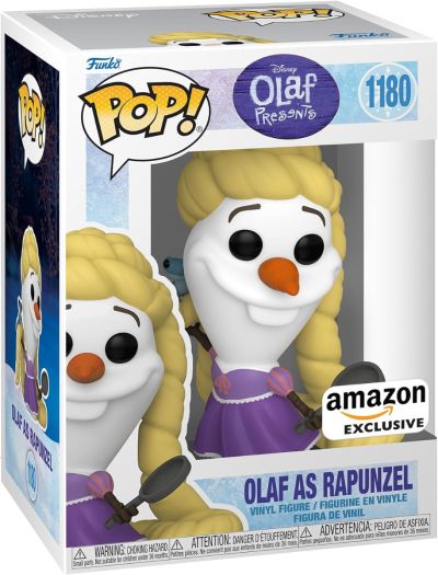 Funko Pop Disney 1180 Frozen Olad Presents 61825 as Rapunzel Amazon Exclusive