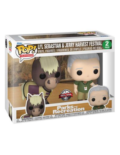 Funko Pop Television 2Pack Parks and Recreation 62471 Li'lSebastian & Jerry