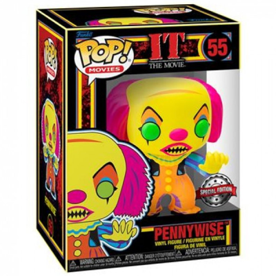 Funko Pop Movies 55 It The Movie 65039 Pennywise Blacklight