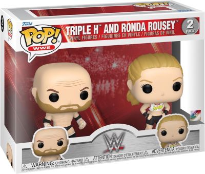 Funko Pop 2-Pack WWE World Wrestling 70621 Triple H and Ronda Rousey