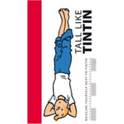 Tintin Cartoleria 24335 Yoga height chart - English Version