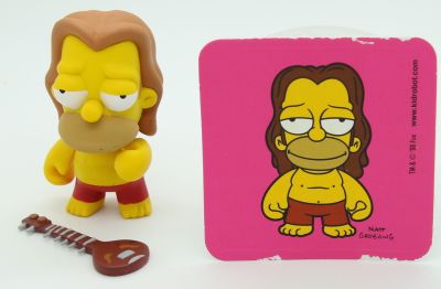 Kidrobot Vinyl Mini Figure - Simpsons S1 Hippie Homer 1/24