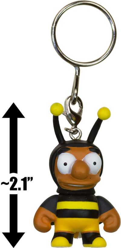 Kidrobot Vinyl Mini Figure - Simpsons Keychain S1 - Bumblebee Man