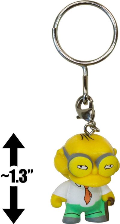Kidrobot Vinyl Mini Figure - Simpsons Keychain S1 - Hans Moleman