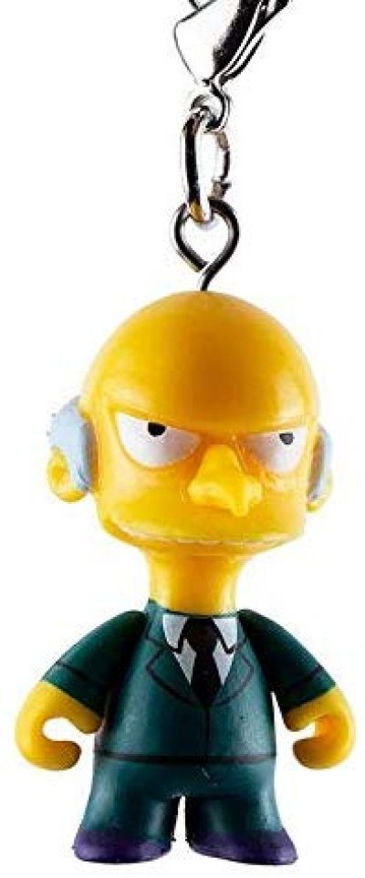 Kidrobot Vinyl Mini Figure - Simpsons Keychain Crap-Tacular - Mr Burns 2/24