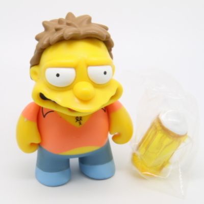 Kidrobot Vinyl Mini Series Figure - The Simpsons Moe's Tavern Burping Barney 3/48