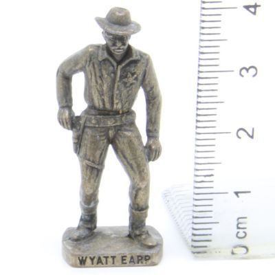 Ü-Ei Soldatini Metallfiguren Beruhmte Westmanner I 07 Wyatt Earp Altsilber Dark