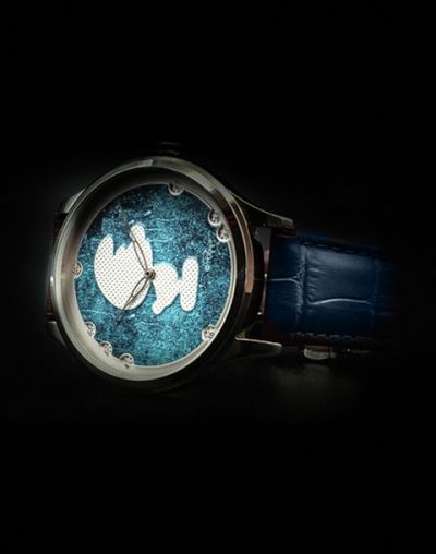 Col&MacArthur C&M Watch Man Edition Smurf (strap Blue Color) 500pcs