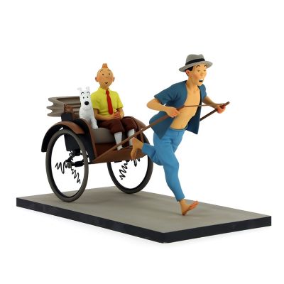 44021 Fariboles - Tintin & Milou dans le pousse-pousse