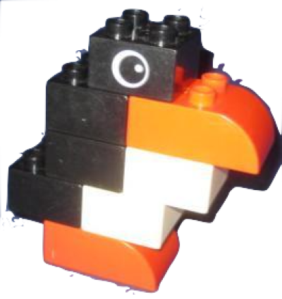 Lego Duplo 1739 Pinguino A1999 Solo personaggio