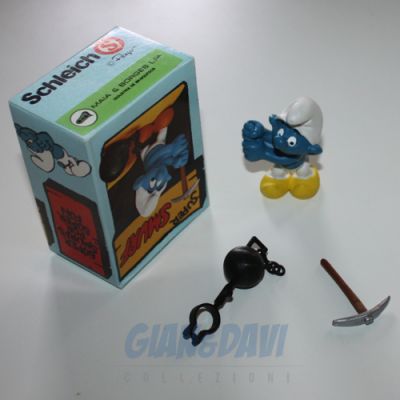 4.0213 40213 Chain Gang Smurf Puffo Lavori Forzati  Box 2B