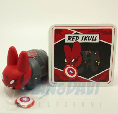 Kidrobot Vinyl - Labbit Marvel 1 - Red Skull 2/20