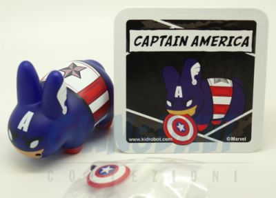 Kidrobot Vinyl - Labbit Marvel 2 - Captain America 2/20