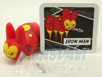 Kidrobot Vinyl - Labbit Marvel 2 - Iron Man 3/20