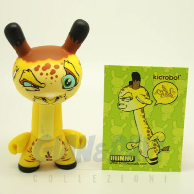 Kidrobot Vinyl Mini Figure - Dunny Series 2012 - Jonahone Giraffe 3/40
