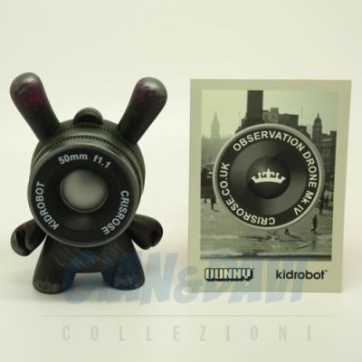 Kidrobot Vinyl Mini Figure - Dunny Series 2013 Side Show - Observation Drone Black 1/40