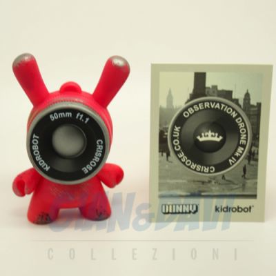 Kidrobot Vinyl Mini Figure - Dunny Series 2013 Side Show - Observation Drone Pink 1/40