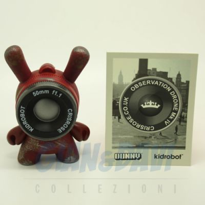 Kidrobot Vinyl Mini Figure - Dunny Series 2013 Side Show - Observation Drone Rust 1/40
