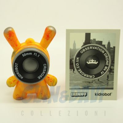 Kidrobot Vinyl Mini Figure - Dunny Series 2013 Side Show - Observation Drone Yellow 1/40