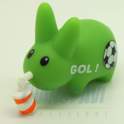 Kidrobot Vinyl Mini Series - Happy Labbit - Green Soccer with Drink 1/25