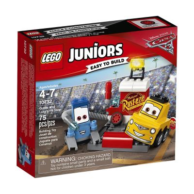 Lego Juniors Disney Pixar 10732 Cars 3 Guido and Luigi's Pit Stop A2017