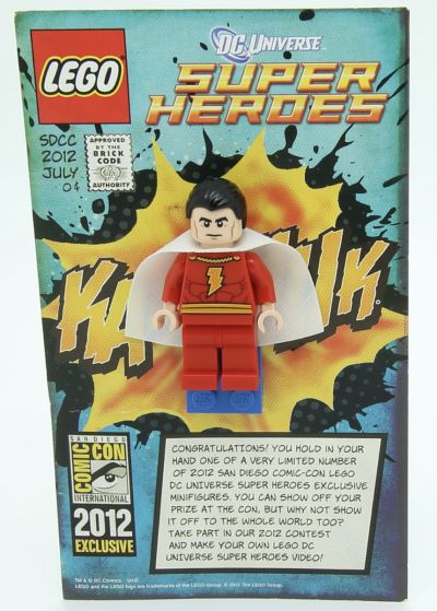 Lego DC Comics Super Heroes SDCC 2012 Shazam Exclusive Minifigur
