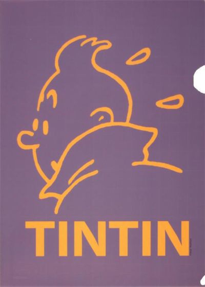 Tintin Cartoleria 15164 Plastic Sleeves - A4 Tintin Purple