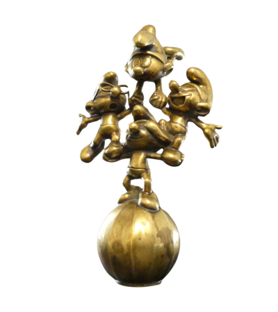 Pixi Atelier Bronze 6399 Les Schtroumpfs Acrobates - The Acrobat Smurfs