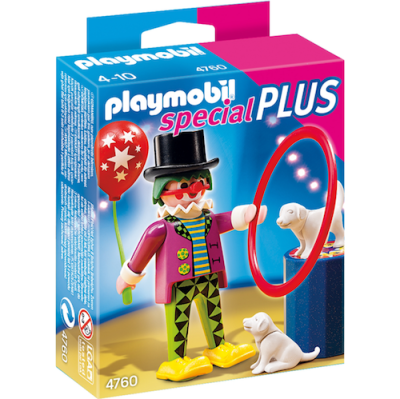 Playmobil 4760 Clown Con Cane Ammaestrato