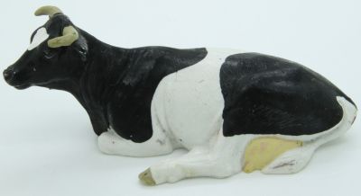 Schleich Farm Life 13211 Black White Cow Lying
