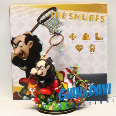 Cartoon Kindom The Smurfs Gargamel visits the Smurf village Limited 200 Pieces