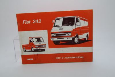 Libretto di Uso e Manutenzione Fiat 242 C