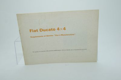 Libretto di Uso e Manutenzione Fiat Ducato 4X4 IN