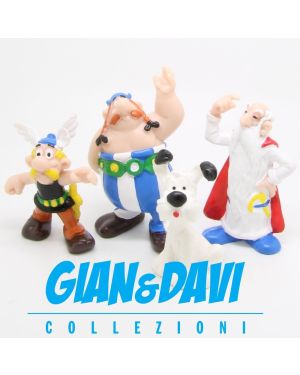 Personaggi in PVC Asterix Bully 1982 Serie completa 4 Personaggi 5-7cm