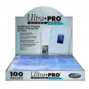 9-Pocket Pages Silver (100 pages) Ultra-PRO