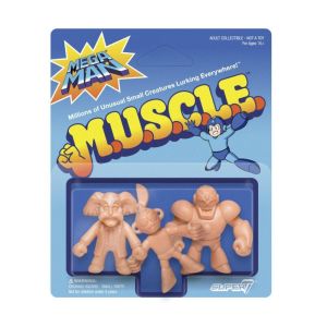 M.U.S.C.L.E. Mega Man - Pack C includes Doctor Wily, Cut Man, Guts Man