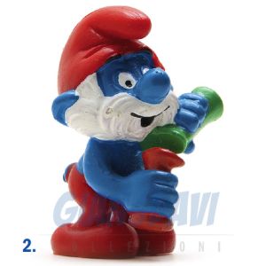 2.0164 20164 Papa Smurf with Potions Grande Puffo Alchimista 2A