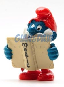 2.0174 20174 Papa Smurf with Book Grande Puffo con Libro 2A