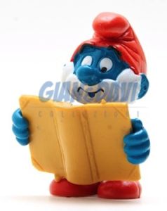 2.0174 20174 Papa Smurf with Book Grande Puffo con Libro 4A
