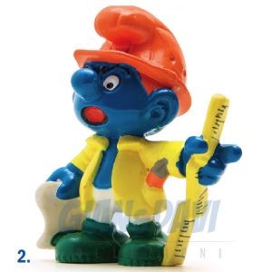 2.0229 20229 Master Builder Smurf Puffo Capo Cantiere 2A