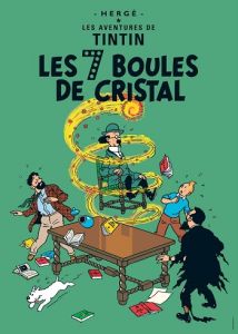 Tintin Moulisart Poster 22120 Le 7 Boules de Cristal 70x50cm