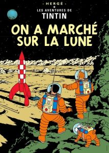 Tintin Moulisart Poster 22160 On a Marche sur la Lune 70x50cm