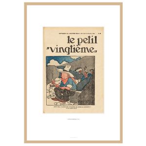 Tintin Lithographie Limited Edition Le Petit Vingtieme 23542 TINTIN IN AMERICA
