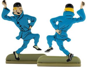 Tintin Figurines en Alliage en relief 29200 LE LOTUS BLEU