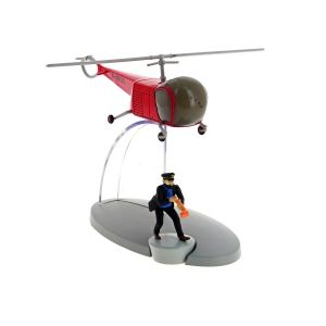 Tintin Avion 29556 Helicopter des Agents Bordures